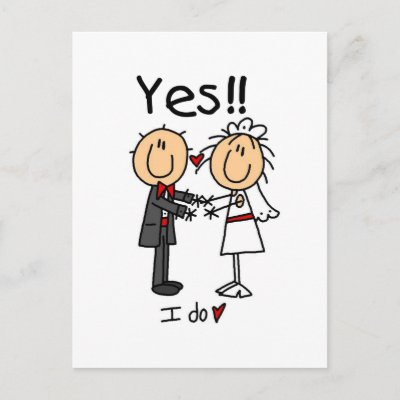 Bride  Groom on Yes I Do Bride And Groom T Shirts And Gifts Post Cards From Zazzle Com