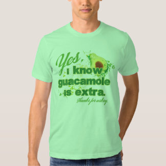 guacamole extra shirt