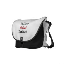 Yes I Love England That Much Commuter Bags
