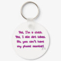 Yes I Ride Dirt Bikes Keychain