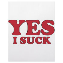 Yes, I Suck letterhead