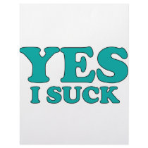 Yes, I Suck letterhead