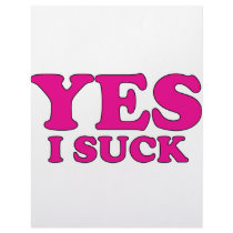 Yes, I Suck letterhead