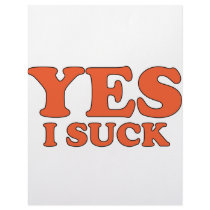 Yes, I Suck letterhead