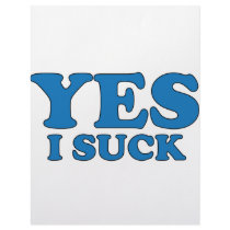 Yes, I Suck letterhead