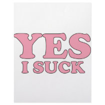 Yes, I Suck letterhead