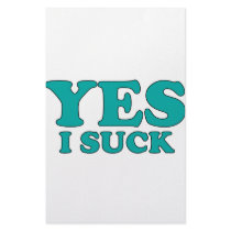 Yes, I Suck stationery