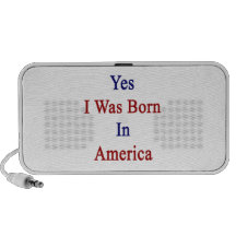 Yes I Was Born In America Notebook Speakers