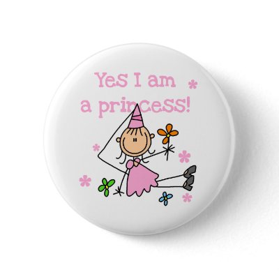 Yes I'm a Princess Pin by stick_figures