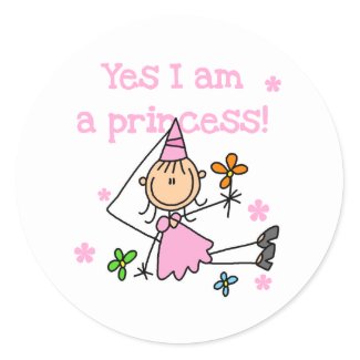 Yes I'm a Princess sticker