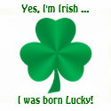 Yes, I'm Irish Shamrock Men's Button-Down T-Shirt