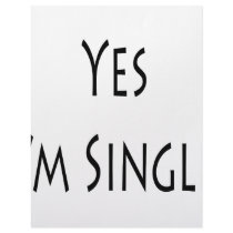 Yes I'm Single Custom Letterhead