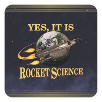 Yes, It Is Rocket Science Sticker