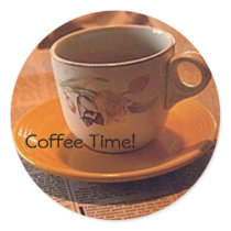 Yes, It's Coffee Time ! stickers by danagraves Yes, It's Coffee Time ! stickers