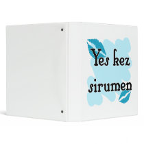 Yes kez sirumen - Armenian - I Love You Vinyl Binders