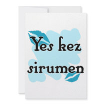 Yes kez sirumen - Armenian - I Love You Announcement