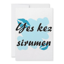 Yes kez sirumen - Armenian - I Love You Announcements