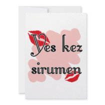 Yes kez sirumen - Armenian - I Love You Invite