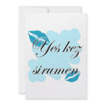Yes kez sirumen - Armenian - I Love You Personalized Announcement
