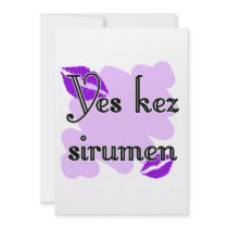 Yes kez sirumen - Armenian - I Love You Custom Announcements