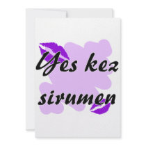 Yes kez sirumen - Armenian - I Love You Custom Announcements