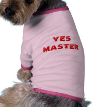 YES MASTER pet clothing by pridesigner YES MASTER pet clothing