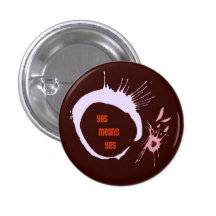 Yes Means Yes Button - Circles