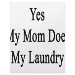 Yes My Mom Does My Laundry Letterhead