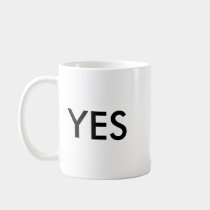 Yes No Mug by devinmoore Yes No Mug