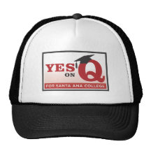 Yes on Measure Q t-shirt Mesh Hats
