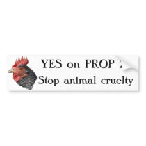 Yes on Proposition 2 - Bumper Sticker bumper stickers