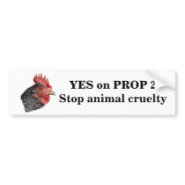 Yes on Proposition 2 - Bumper Sticker bumper stickers