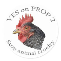 Yes on Proposition 2 - Sticker