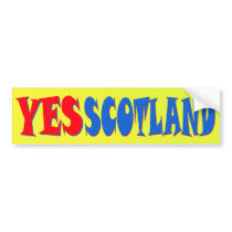 YES SCOTLAND Bumper Sticker