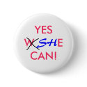 YES, SHE CAN! - election button