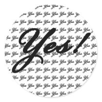 Yes! Sticker Design Inspiration by StickerStore Yes! Sticker Design Inspiration