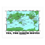 Yes The Earth Moves (Plate Tectonics Earthquakes) Postcards