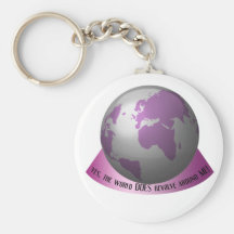 Yes, the world DOES revolve around me Keychains