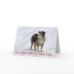 Yes, there really is a Santa Claus Greeting card