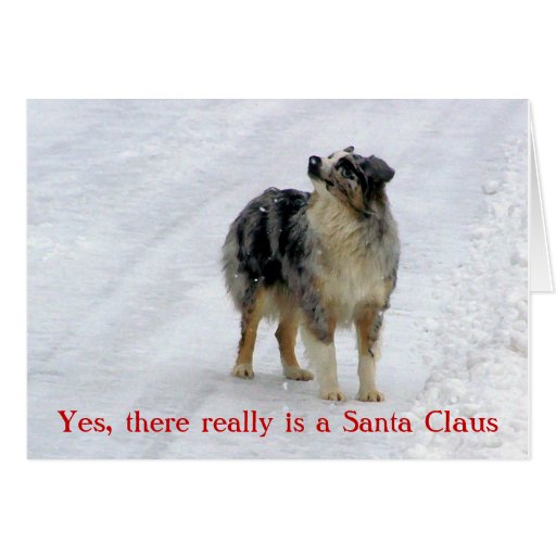 Yes, there really is a Santa Claus Greeting card Zazzle