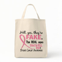 Yes, They Are Fake 3.1 Breast Cancer Bags