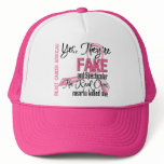 Yes They Are Fake and Spectacular - Breast Cancer hats