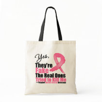YES They're fake....My real ones tried to kill me bags