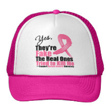 YES They're fake....My real ones tried to kill me Mesh Hat
