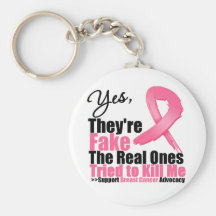 YES They're fake....My real ones tried to kill me Key Chains