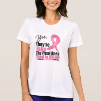 YES They're fake....My real ones tried to kill me t-shirts