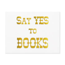 Yes to Books postcards