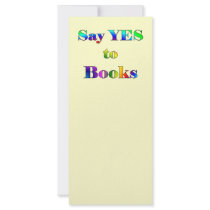 Yes to Books Personalized Rack Card