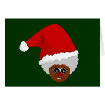 Yes, Virginia, There is a Black Santa Claus Card