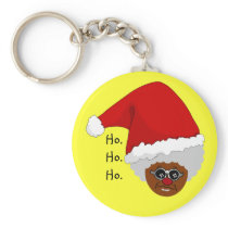 Yes, Virginia, There is a Black Santa Claus Keychains